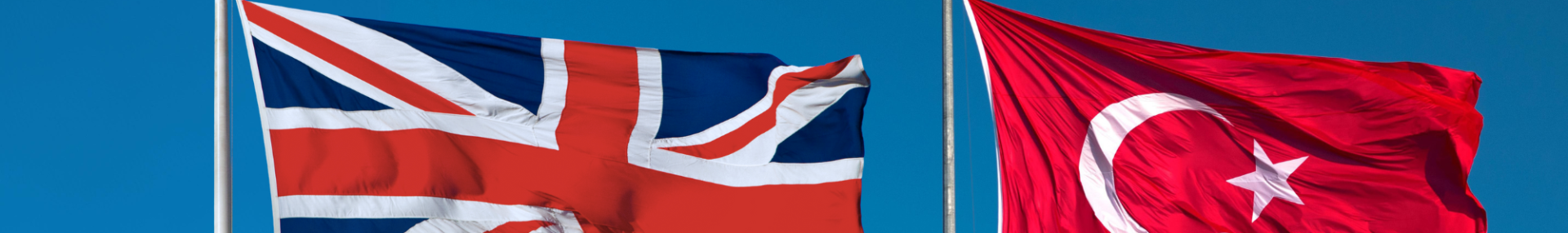 UK flag Turkey flag